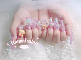 セミロング Hanaai Salon新宿店のネイルデザイン