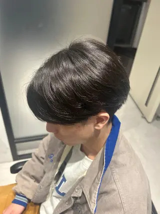 メンズ 曲がる縮毛矯正/ メンズパーマ森隆之介のヘアスタイル