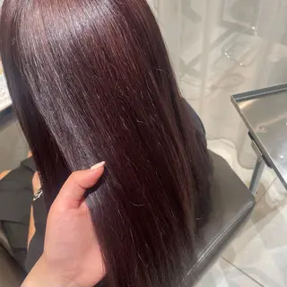 ロング ハルカ/暖色カラー/ ブリーチカラーのヘアスタイル