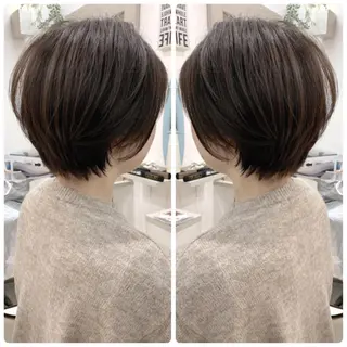 ショート 京都大人女性ショート 徒歩1分/秋山のヘアスタイル
