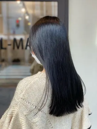 ロング sunc所属・梅田l大人韓国ヘア レイヤー×艶カラーのヘアスタイル