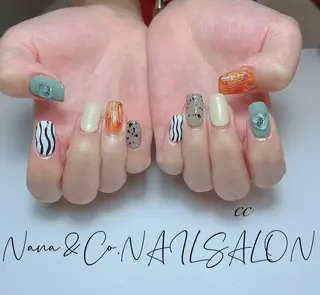 カラー ネイル C C🌼のネイルデザイン