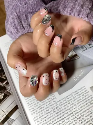 ミディアム ネイル Lofi nails ゆきこのネイルデザイン