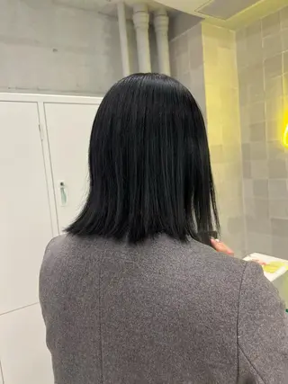 ミディアム カラー 韓国ヘア☁️ mitsukiのヘアスタイル