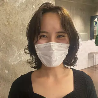 ミディアム カラー ROBBY所属・松井美樹/似合わせ ガーリー・韓国のヘアスタイル