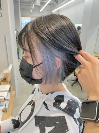 ショート SAEKI【ior 】北千住店ブリーチのヘアスタイル