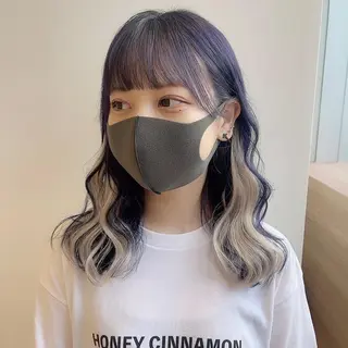 ミディアム カラー Le'a渋谷所属・インナーエクステ渋谷 🦋KAJIのヘアスタイル