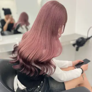 ロング 💗韓国暖色ヘア NO.1💗🪽のヘアスタイル