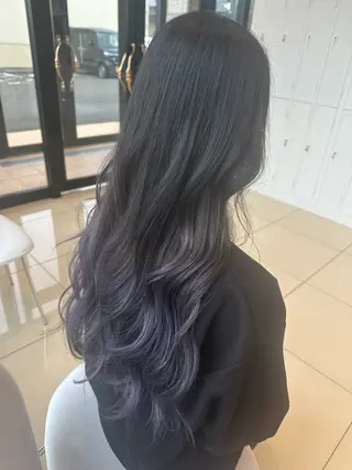 ロング カラー 丸山 香のヘアスタイル