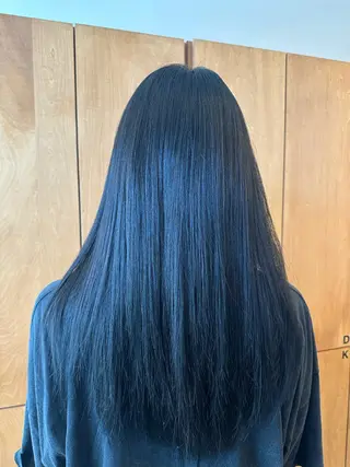 ロング カラー 暖色カラー得意🔥 栗俣嵐のヘアスタイル