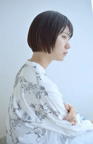 ショート tricca葉山 【無料カットモデル】のヘアスタイル