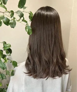 セミロング あらき ちさとのヘアスタイル