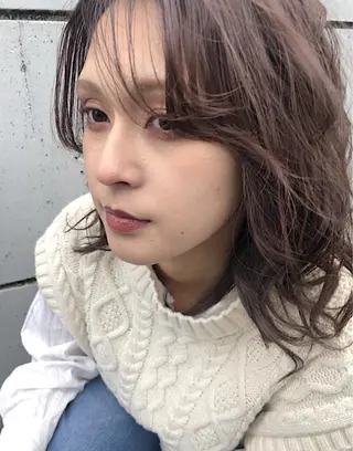 カラー ヘアアレンジ パーマ指名No1 /namiのヘアスタイル