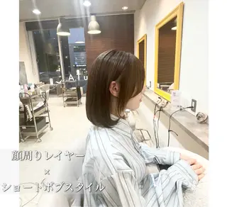 ミディアム AUTHEN.HAIR所属・仙台/AUTHEN/ 町田のヘアスタイル