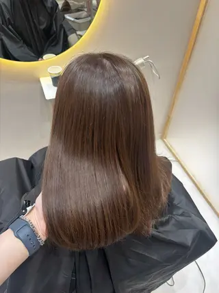 セミロング 韓国レイヤーカット/ 🩶HARUKA🩶のヘアスタイル