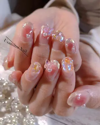 ミディアム ネイル USAMiMi 🐰💕のネイルデザイン