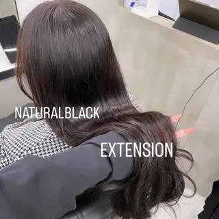 ロング カラー エクステ🩵ブリーチ 韓国ヘア🩵KAEのヘアスタイル