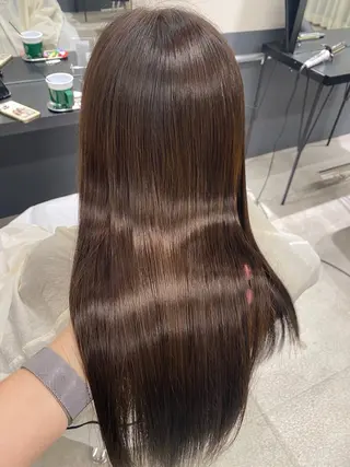 ロング 西岡 あつみ/ 堀江美容室のヘアスタイル