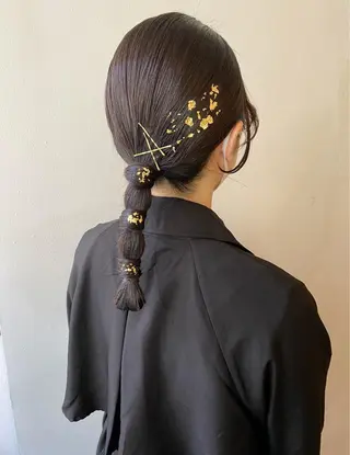 ヘアアレンジ 🌟アレンジが似合う カラー🌟Rumiのヘアスタイル