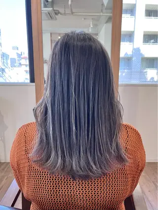 ミディアム カラー KIZU 髪質改善 オカルト怪談のヘアスタイル
