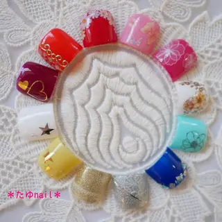 ネイル ネイルサロン・ネイルスクール　たゆnail所属・ネイルサロン 【たゆnail】のネイルデザイン
