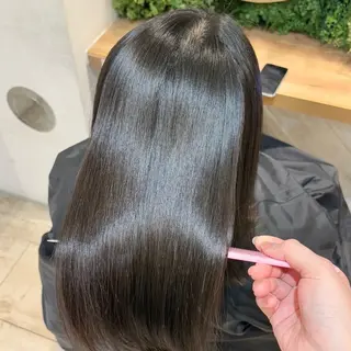 セミロング ボブ職人/ボブ縮毛 髪質改善のヘアスタイル