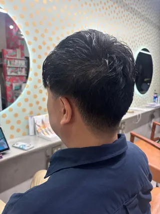 メンズ 休業 中のヘアスタイル