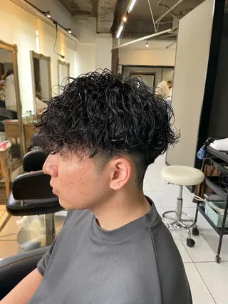 ショート カラー パーマ メンズ 🔥お値段以上🔥 メンズ特化たかひろのヘアスタイル
