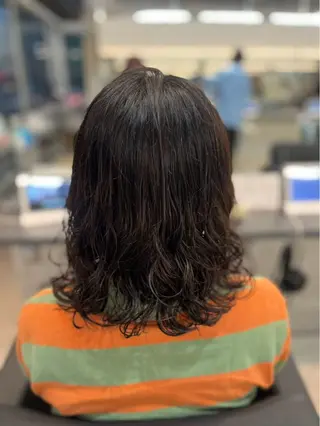 ミディアム パーマ mahiro/ パーマ/メンズのヘアスタイル