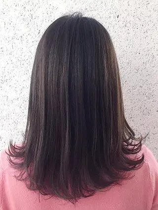 ミディアム カラー パーマ ヘアアレンジ ✨ハイクオリティ✨ 山本香也のヘアスタイル