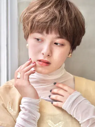 ショート カラー ショート・ボブ 徳竹淳一のヘアスタイル