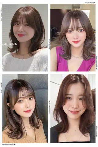 ミディアム COLOUR JACQUES 永山店所属・韓国/レイヤー/ KASUMI✨️︎︎のヘアスタイル