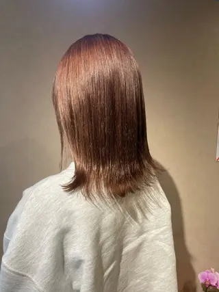 ミディアム カラー  ︎︎ YUWAのヘアスタイル