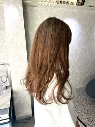 ロング カラー 池田 真衣のヘアスタイル