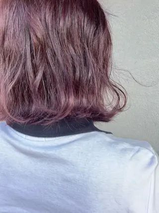 ミディアム カラー モリナガ ヒトミのヘアスタイル