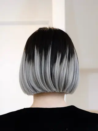 ミディアム カラー ヘアアレンジ 🦠デザインカラー/ 魚瀬あおい🦠のヘアスタイル