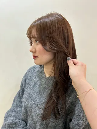 ロング カラー 似合わせ🕰️銀座 /Kaoruko🌱のヘアスタイル