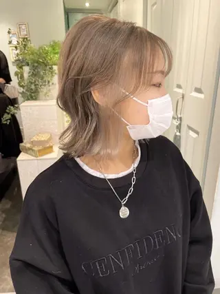 ミディアム カラー 美髪/カラー 美容院🌈渡辺隼也のヘアスタイル