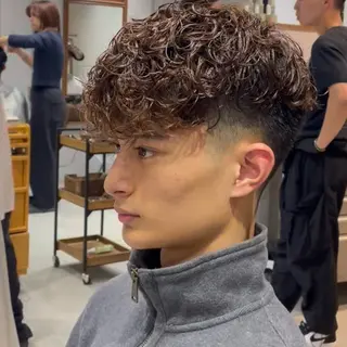 メンズ メンズ専門/パーマ 特化/栄/北出瑞貴のヘアスタイル