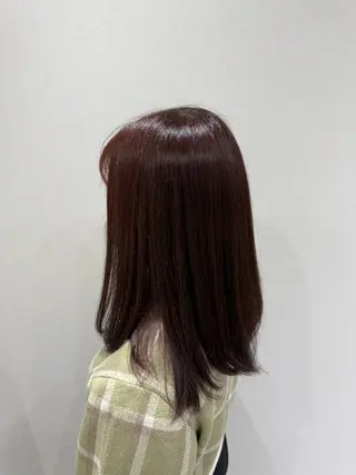 ミディアム カラー soyon 心斎橋店のヘアスタイル