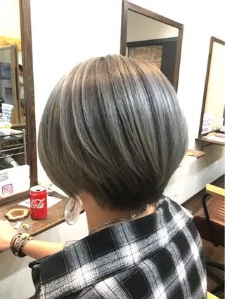 ショート カラー メンズ大歓迎 ★feniceのヘアスタイル