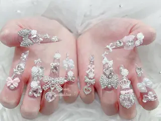 ネイル MoMoA Nail ネイル長さ出し専門店のネイルデザイン