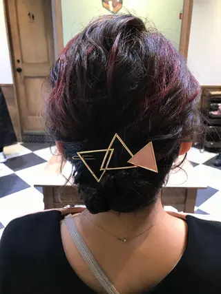 ミディアム ヘアアレンジ kuro クロのヘアスタイル