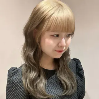 セミロング カラー レイヤー/艶カラー/ Natsuho💞のヘアスタイル