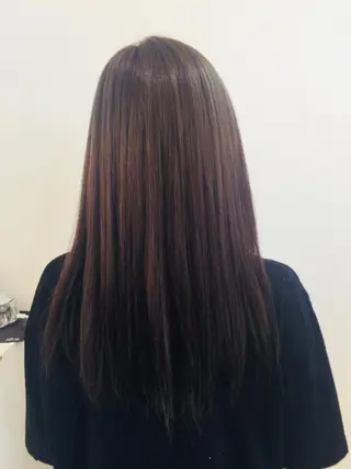 ロング カラー 阿久津 泰幸のヘアスタイル