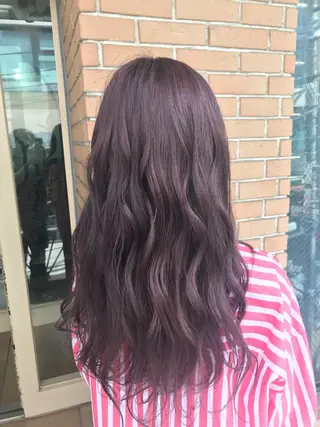 ロング カラー パーマ ヘアアレンジ メンズ キッズ ネイル マツエク・マツパ サロンドミルク 原宿のヘアスタイル