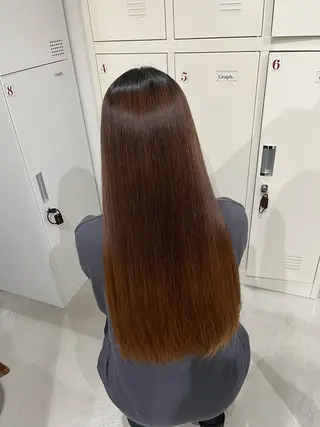 ロング 原口 桃歌のヘアスタイル