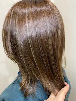 セミロング カラー naitre 🌼SHIORI🌼のヘアスタイル