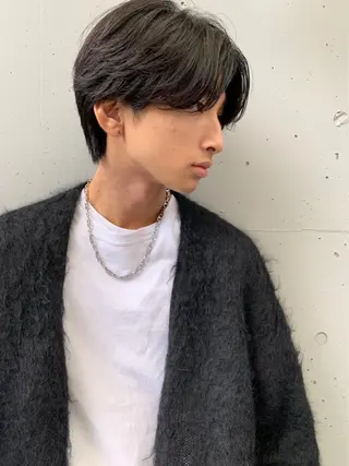 ミディアム カラー パーマ ヘアアレンジ メンズ キッズ ネイル マツエク・マツパ アイブロウ 🔥メンズパーマ特化 🔥店長中村雄樹のヘアスタイル