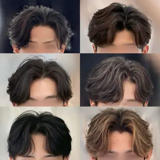 ショート パーマ メンズ 毛流れ製造/ ウルフ🐺🔥河原田のヘアスタイル